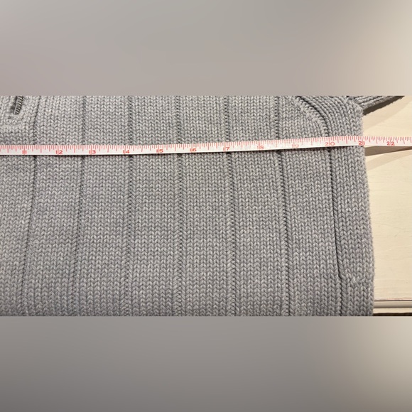 VINTAGE Y2K Ralph Lauren Heavyweight Knit 100% Cotton Quarter Zip Sweater, M - Picture 8 of 9